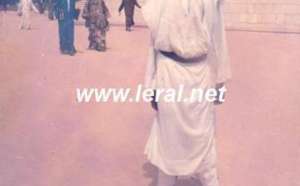 Fallou Dieng en mode "lakhsayou Baye Fall" à Touba en 1987
