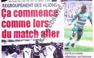 A la Une du Journal Walf Sports du 09 Octobre 
