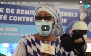 Remise de don aux acteurs de l’assainissement - Mme Léna Tall Faye: « L'ONAS a toujours été à côté de nous..." (Vidéo)