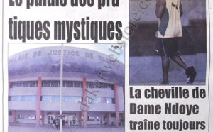 A la Une du Journal Walf Grand Place du 10 Octobre 