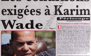 A la Une du Journal L'Office du 10 Octobre 