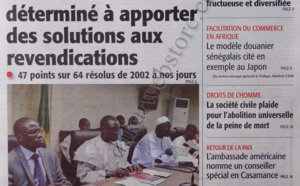 A la Une du Journal Le Soleil du 11 Octobre 