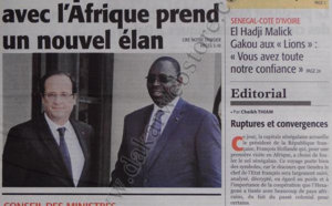 A la Une du Journal Le Soleil du 12 Octobre 