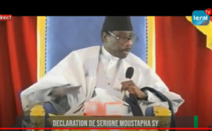 EN DIRECT DE TIVAOUANE: LA DÉCLARATION DE SERIGNE MOUSTAPHA SY (Vidéo)