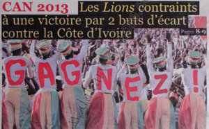 A la Une du Journal Le Quotidien du 13 Octobre