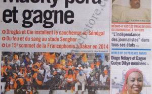 A la Une du Journal EnQuête du 15 Octobre 