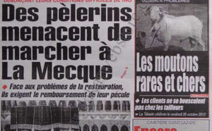 A la Une du Journal Le Populaire du 17 Octobre 