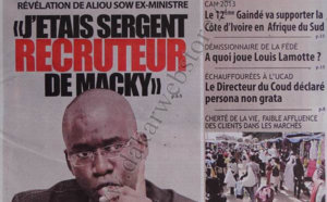 A la Une du Journal Direct Info du 18 Octobre