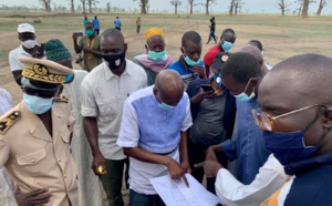 Ndingler: Le ministre de l’intérieur Aly Ngouille Ndiaye sur place avec les paysans