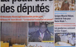 A la Une du Journal EnQuête du 19 Octobre