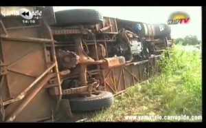 [VIDEO] Accident motel sur la Route de Mbirkilane - 2 Morts et 20 blessés
