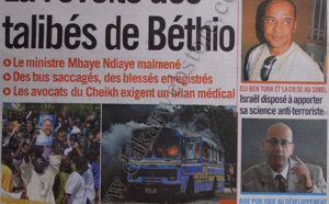A la Une du Journal EnQuête du 20 Octobre 