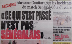A la Une du Journal Le Quotidien du 20 Octobre 
