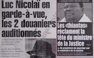 A la Une du Journal Le Populaire du 22 Octobre 