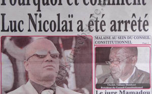 A la Une du Journal L'Office du 22 Octobre 