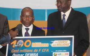 [Photos] Oumar Demba décroche le Jackpot de la Lonase