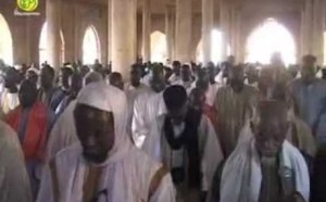Tabaski 2012: Prière à la grand mosquée de touba  "Sermon Imam"
