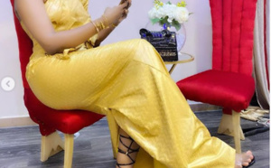 Oumou de la série "Golden" habillée comme une reine le jour de la Tabaski(Phos)