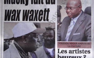 A la Une du Journal Walf Grand Place du 30 Octobre