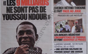 A la Une du Journal Direct Info du 06 Novembre