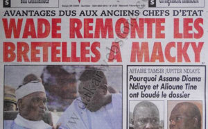 A la Une du Journal L'As du 07 Novembre