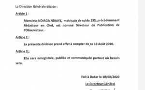 Remue ménage à GFM - Après ABF et Pape Samba Diarra, Ndiaga Ndiaye devient le nouveau Dirpub de l'Observateur