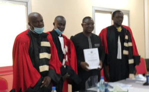 Soutenant sa thèse de doctorat: Le ministre Mamadou Lamine Keita devient docteur en économie