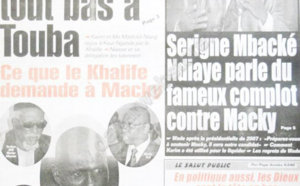 A la Une du Journal le Populaire du 19 Novembre
