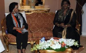 Marième Faye avec la Première dame du Koweit