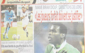 A la Une du Journal Stades du 21 Novembre