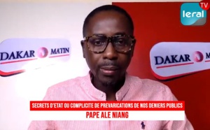 EN DIRECT - Secrets d'Etat ou complicité de prévarication de nos deniers publics (Pape Alé Niang)