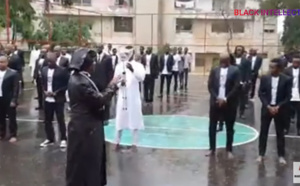Serigne Modou Kara fete son anniversaire sous la pluie (Vidéo)