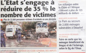 A la Une du Journal Le Soleil du 26 Novembre