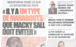 A la Une du Journal Direct Infos du 26 Novembre