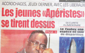 A la Une du Journal Walfadjri du 26 Novembre