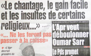 A la Une du Journal Le Populaire du 26 Novembre