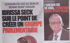 A la Une du Journal Direct Infos du 27 Novembre
