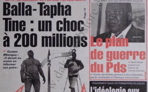 A la Une du Journal Le Populaire du 27 Novembre