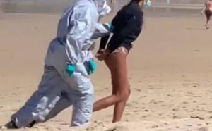 Contaminée par la Covid 19, elle est interpellée sur la plage parce qu’elle ne respecte pas sa quarantaine