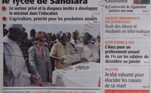 A la Une du Journal Le Soleil du 28 Novembre