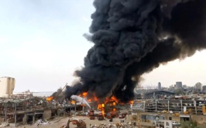 Liban: énorme incendie dans le port de Beyrouth, un mois après l'explosion