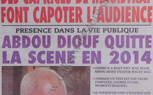 A la Une du Journal L'As du 29 Novembre