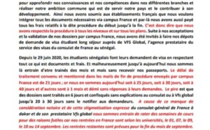 Campus France: Le cri du cœur des étudiants sénégalais