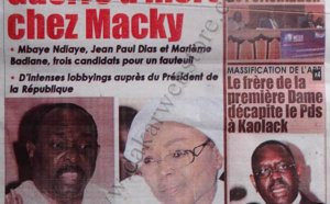 A la Une du Journal Rewmi Quotidein du 03 Décembre 2012