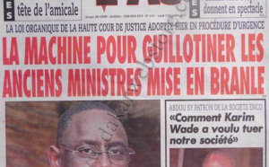 A la Une du Journal L'As du 03 Décembre 2012