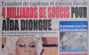 A la Une du Journal Le Quotidien du 03 Décembre 2012