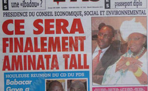 A la Une du Journal L'As du Mardi 04 Décembre 2012