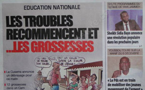 A la Une du Journal Direct Info du Mardi 04 Décembre 2012