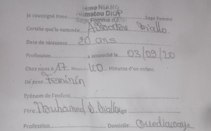 Affaire de la fille qui aurait accouché en plein examen...: La famille confirme l'information et apporte des preuves