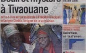 A la Une du Journal Enquête du lundi 10 Décembre 2012